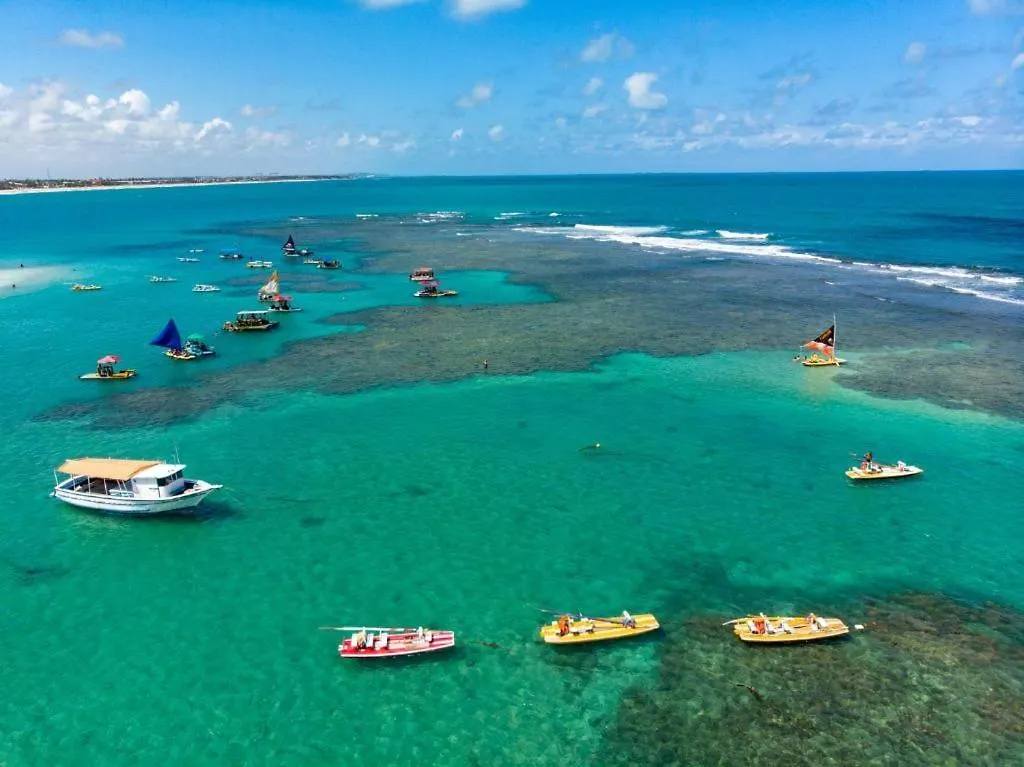 Apartment Resort Em Porto De Galinhas - Terreo Com 03 Quartos Com Suite Top- Condominio Palm Village Acqua